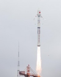 遥感二十八号卫星在太原卫星发射中心发射成功
