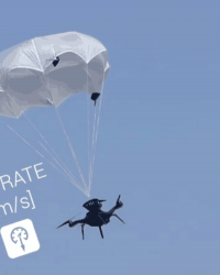 ParaZero推出无人机降落伞 遇险时一秒内打开