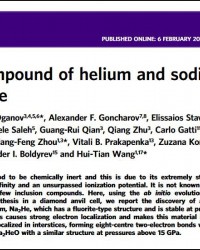 中国学者参与首次发现氦化合物改写化学常识